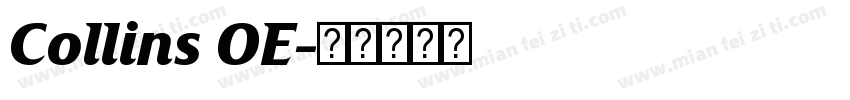 Collins OE字体转换